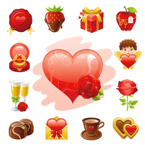 Day Enamoured Vector Icons