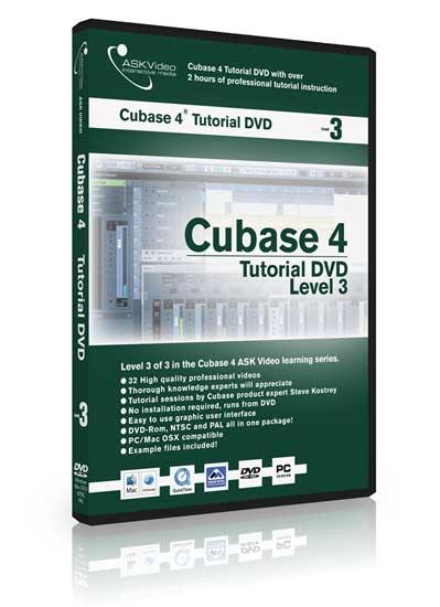  ASK Video Cubase 4 Tutorial DVD Level 3 [Tutorial] | 1,8 GB  