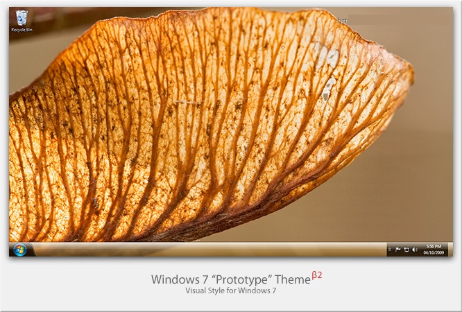 Windows 7 "Prototype" VS B2 Windows 7 "Prototype" VS B2