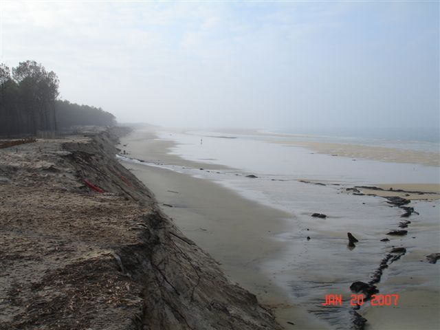 Erosion,pour les detectoristes Landais