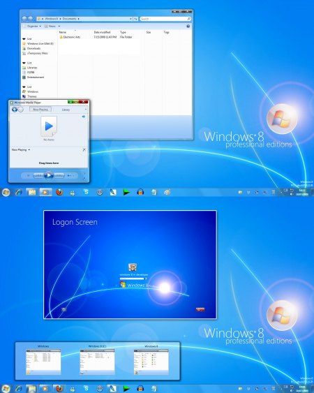 Windows 8 Professional Edition Transformation Pack
