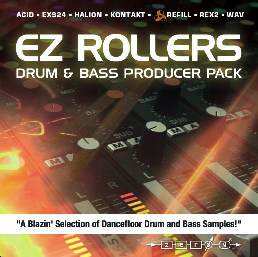 ZERO-G EZ ROLLERS DRUM & BASS PRODUCER PACK ZERO-G EZ ROLLERS DRUM & BASS PRODUCER PACK